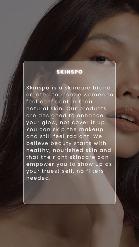 White Minimalist Photocentric Skincare Instagram Story White Minimalist Photocentric Skincare Instagram Story